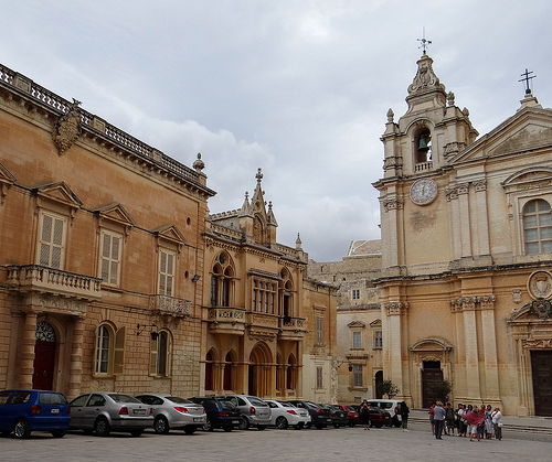 The walled city of Mdina is Malta’s former capital. Mdina is known as “the Silent City,” and silent it is, with numerous signs asking tourists to keep down noise and respect the privacy of Mdina’s 300 residents. Mdina is beautifully preserved, with soaring facades, romantic windowed balconies and narrow, cobblestone lanes.