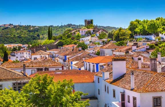 A Castle-View Home in Small Town Portugal